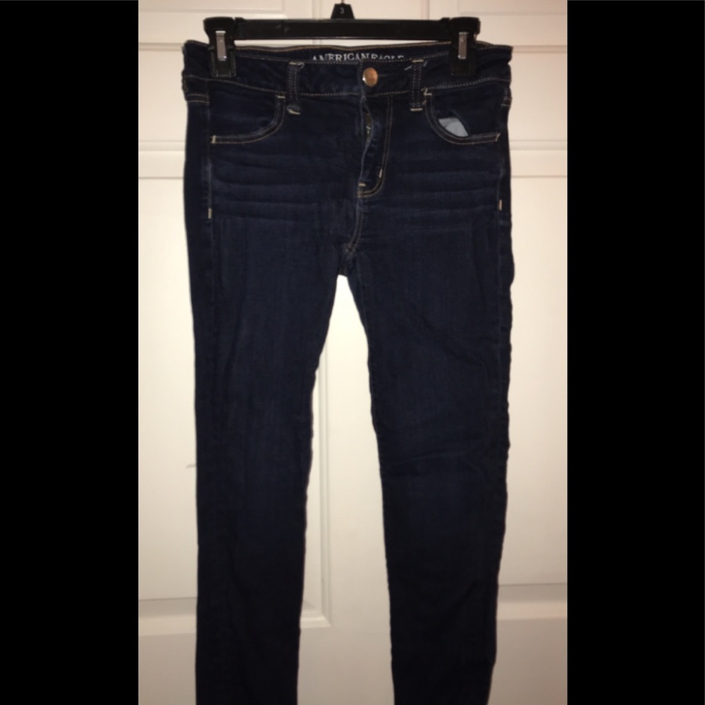 american eagle dark wash jeans
